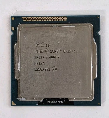 Intel i5-3570 SR0T7 3.40 Ghz Quad Core CPU Processor Tested/Working - Image 1 of 2