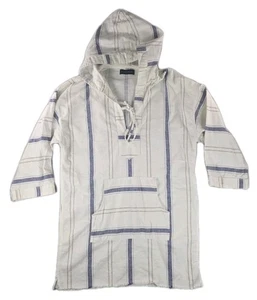 Citizens of Humanity Striped Hoodie Cover-up Anthropologie Women's Size M White - Picture 1 of 15