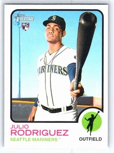 2022 Topps Heritage #700 Julio Rodriguez Seattle Mariners RC - Imagen 1 de 2