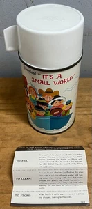 1964 Aladdin It’s A Small World Metal Thermos - BRAND NEW UNUSED!!! - Picture 1 of 11