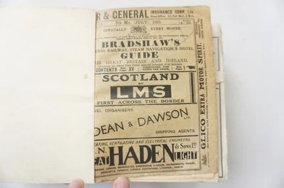 July 1931 Original Bradshaws Railway Guide Timetable Handbook Bound - Image 1 of 4