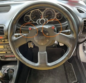 JDM Horn Button For Mugen FG360 Steering Wheel Honda Civic Integra CRX Eg6 Ek9 - Picture 1 of 9