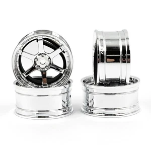 MST S-S 106 Offset Changeable Rim 4pcs Silver For 1/10 RC Car Drift #832107S - Picture 1 of 2