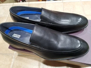 NEW JOHNSTON & MURPHY Men’s Slip-On Dress Shoes 13M Leather Black 59-2479 - Bild 1 von 16