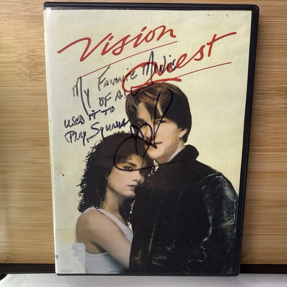 VISION QUEST DVD 1985 Matthew Modine, Linda Fiorentino Possible Signature - Image 1 of 2