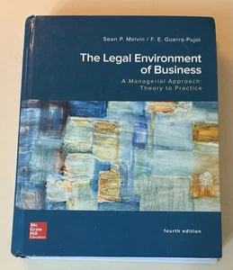 The Legal Environment of Business 4th Edition Melvin Guerra-Pujol - Bild 1 von 1