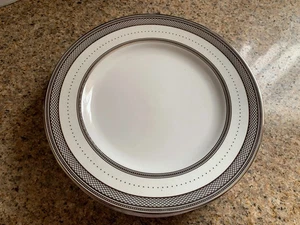 2 Plato de ensalada Ralph Lauren China cinta de seda perla 8,1/4" 5864268 - Imagen 1 de 3