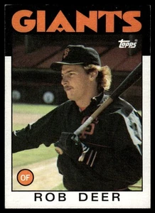 1986 Topps #249 Rob Deer - Picture 1 of 2