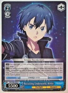 Weiss Schwarz Revisiting Underworld, Kirito SAO/S80-E095 C NM/M - Picture 1 of 1
