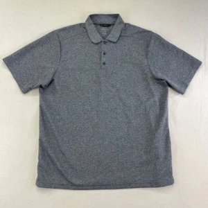 North End Poloshirt Herren XXL Grau Thermo Strick SS Freizeit Preppy Golf Arbeit - Bild 1 von 9