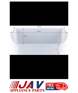 For Frigidaire Refrigerator Gallon Door Bin White INVREF# ZE309 - Picture 1 of 1