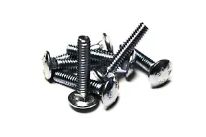 (250 pcs) 1/4"x1-1/4" Carriage Bolts - Zinc - Picture 1 of 1