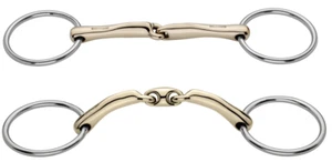 Sprenger Novocontact Single/Double Joint Snaffle Bit Sensogan 115-135 12mm 40454 - Picture 1 of 10