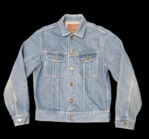 Vintage Edwin Denim Jacket - Light Blue - Size Medium - Picture 1 of 4