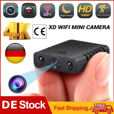Mini Kamera IP 1080P HD Camera Überwachungskamera Aussen Indoor Nachtsicht Cam - Bild 1 von 4