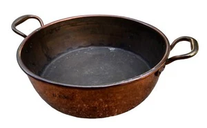 Jones Bros Down St Large Antique Copper Pot - Picture 1 of 9