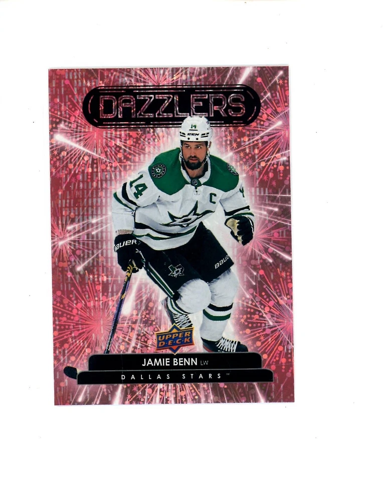 2022-23 Upper Deck Series 1 Pink Dazzlers #DZ-47 Jamie Benn SSP 1:144 - Image 1 of 1