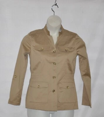 Hot in Hollywood Jacket With Button Front Size S Khaki - Image 1 of 2