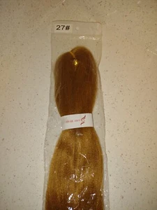 Easy Braid Pre Stretched Professional Braiding Hair 26" Strawberry Blond~#27 - Imagen 1 de 2