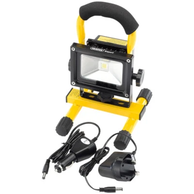Draper Expert 10W COB LED Rechargeable Worklamp 800 Lumen 51341 - Image 1 of 3
