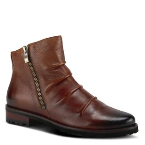 SPRING STEP ADDISON Boots Brown New - Picture 1 of 7
