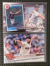 Madison Bumgarner 2017 Topps Bowman Then And Now Insert & Base Card