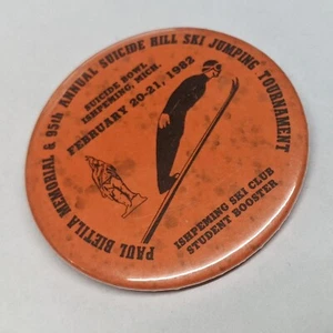 1982 Paul Bietila Memorial & 95th Annual Suicide Hill Ski Jumping Pin 2" - Bild 1 von 5