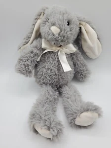 Kellytoy Bebé Peluche Conejo Gris Acurrucarse Piernas Largas Lovey Sonajero 16" - Imagen 1 de 7