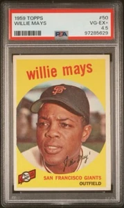 1959 Topps #50 Willie Mays PSA 4.5 - Picture 1 of 2