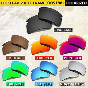 1.5MM POLARIZED Replacement lenses for Oakley Flak 2.0 XL OO9188 59mm - Foto 1 di 38