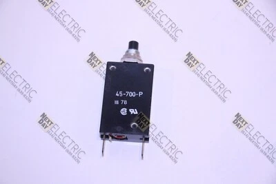 ETA, 45-700-P, Circuit Breaker Push Reset 2 Amp Switch 2a - Image 1 of 3