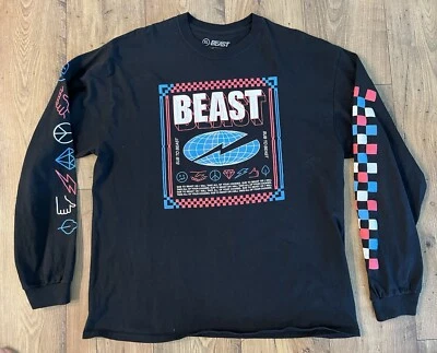 Mr. Camisa manga larga Beast Sub To Beast, talla XLarge Foto 1 de 4