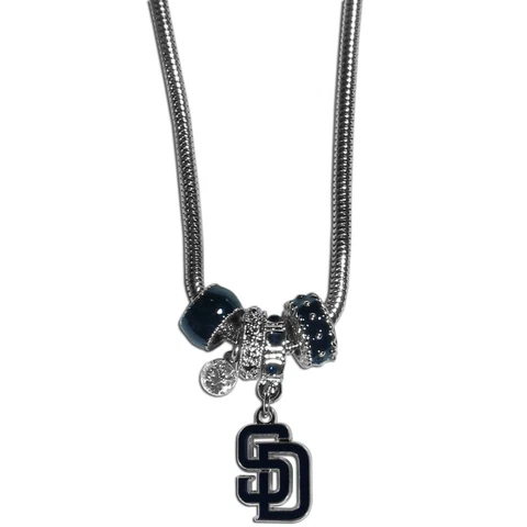 Officially Licensed MLB Team Euro Bead Necklace Choose Your Team Cover