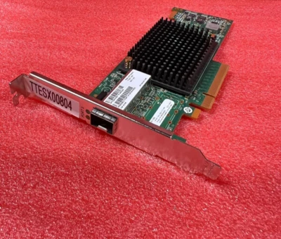 HPE SN1100E 16Gb Single Port PCIe NIC Fiber Channel HBA 719211-001 High Profile - Image 1 of 2