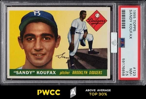 1955 Topps Sandy Koufax ROOKIE RC #123 MBA PSA 7.5 NRMT+ (PWCC-A)