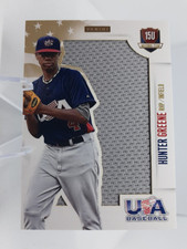 2014 USA Baseball 15U National Team Jerseys Jumbo /49 Hunter Greene Reds *MINT+*