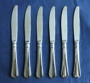 New Mikasa FRENCH COUNTRYSIDE Set of 6 Dinner Knives 18/10 Stainless (9 1/4") - Picture 1 of 4