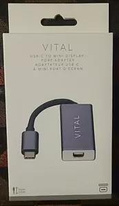 Adaptateur Convertisseur 3.1 USB-C vers Mini DisplayPort Thunderbolt 3 Display Port - Photo 1 sur 4