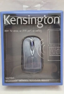 Bluetooth Wireless Notebook Mouse Kensington Mice Blue Windows 2000 Xp Mac Os X - Picture 1 of 4