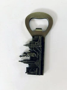 New York Tourist Magnet 3D Metal Refrigerator Bottle Opener Souvenir 5284 - Picture 1 of 6