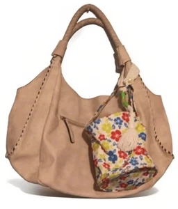 Borsa Sondra Roberts in pelle quadrata nuova senza etichette Hobo OMAGGIO doppia borsa all'uncinetto  - Foto 1 di 10