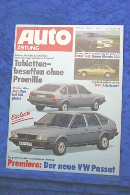 Auto Giornale 23/80 Mazda 323 BMW 316 Ford Escort Rolls Royce SILVER SPIRIT - Immagine 1 di 2