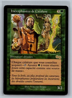Magic The Gathering ITALIAN Urza's Saga Citanul Hierophants #244/350 MTG TCG CCG - Image 1 of 2