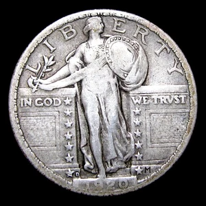 1920-D Standing Liberty Quarter Silver ---- Nice Coin --- #749M - Picture 1 of 3