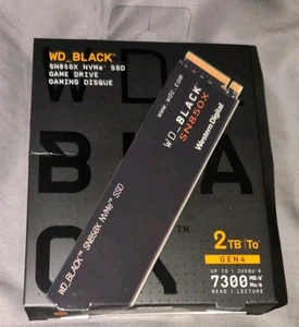 Western Digital WD_BLACK SN850X 2TB NVMe Internal SSD New Sealed - Picture 1 of 5