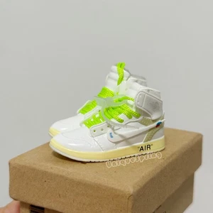 1/6 Scale White Sneakers Sport Shoes Female Male Action Figure Doll Accessories - Picture 1 of 8