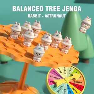 Interactive Rabbit Montessori Math Toy Astronaut Balance Tree Toy Kids - Picture 1 of 12