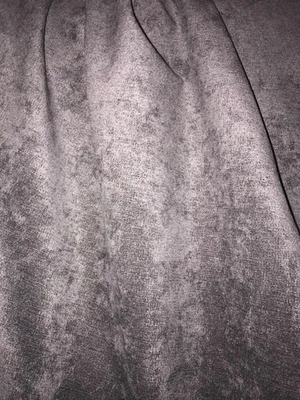 10m CHARCOAL Soft Smooth Velvet Style Upholstery Curtain Cushion Fabric NAPOLI - Image 1 of 4