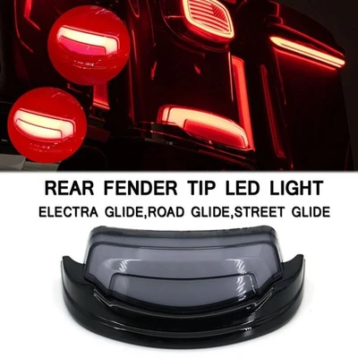 Rear Fender Tip LED Lights For Harley Tri Glide Ultra Classic FLHTCUTG 2014-2022 - Image 1 of 4