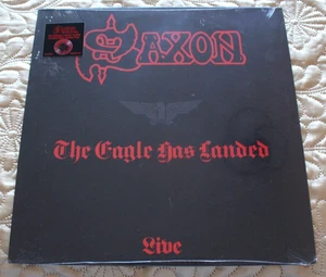 Saxon - The Eagle Has Landed (LIVE) (10 TRK 12" RED Vinyl Album) MINT!! - Picture 1 of 2